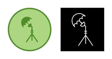 Unique Light Stand Vector Icon