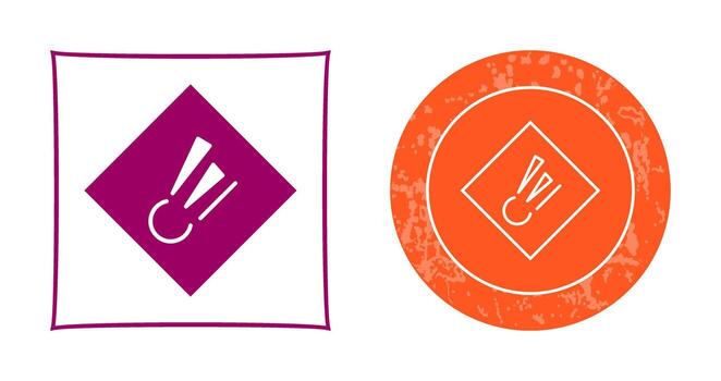 icono de vector de material explosivo