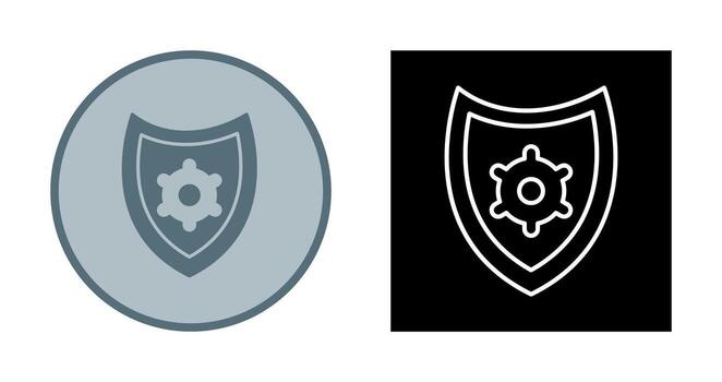 icono de vector de configuración de seguridad