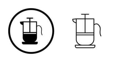 French Press Vector Icon