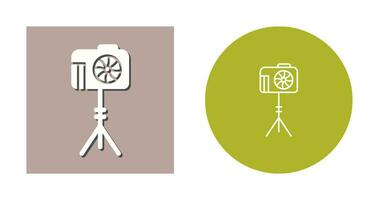 Unique Camera Stand Vector Icon