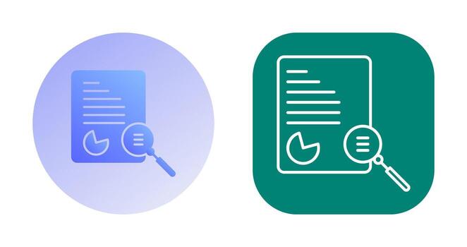 Unique Case Study Vector Icon
