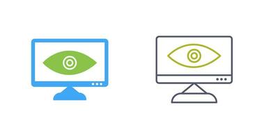 Unique Web Visibility Vector Icon