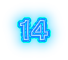 blu neon numeri e simboli png