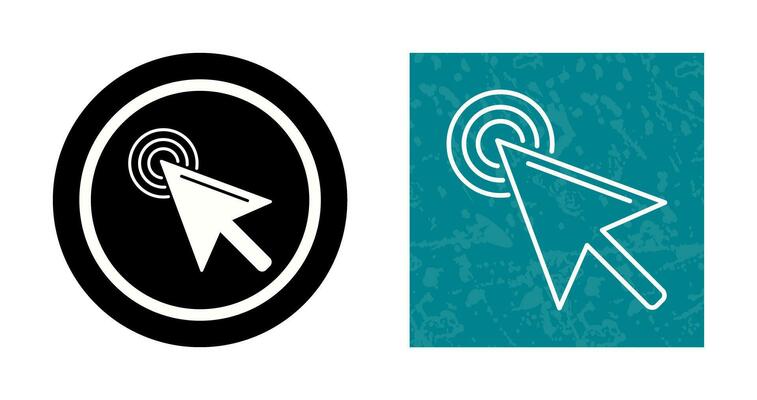 Unique Click Vector Icon
