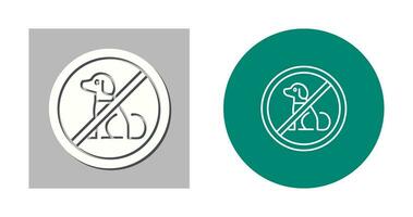 No Pets Vector Icon