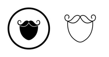 Beard and Moustache Vector Icon