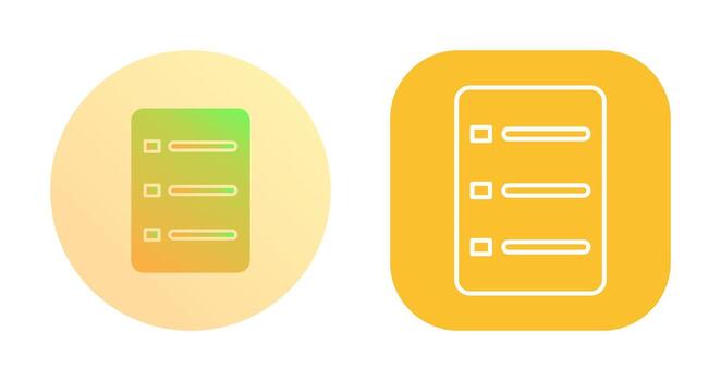 icono de vector de menú único