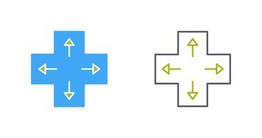 icono de vector de teclas de dirección únicas