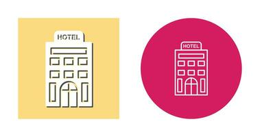 icono de vector de hotel