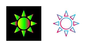 UV Radiation Vector Icon