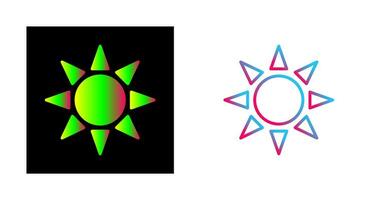 UV Radiation Vector Icon