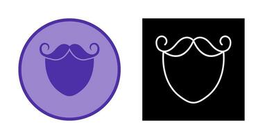 Beard and Moustache Vector Icon