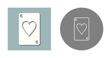 Hearts Card Vector Icon