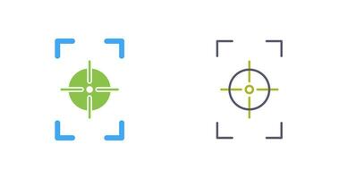 Unique Focus Vertical Vector Icon