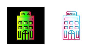 icono de vector de hotel