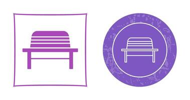 Garden Bench Vector Icon