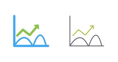 Trend in Graph Vector Icon