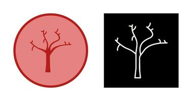 Tree with no Leaves Vector Icon