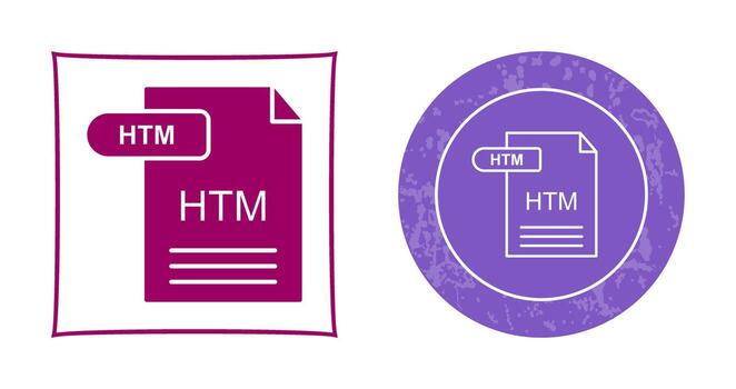 icono de vector de html