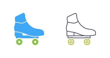 patines, vector, icono vector