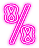 Pink Neon Symbol png