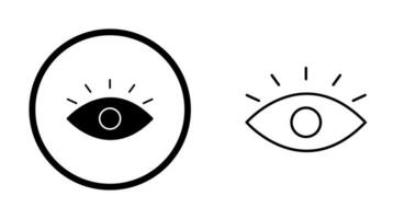 icono de vector de ojo