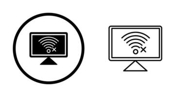 Disconnected Network Vector Icon