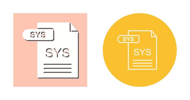 icono de vector de sistema
