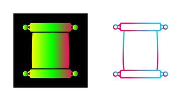 rollo de icono de vector de papel