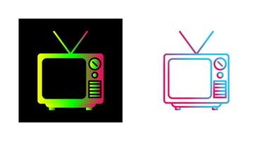 icono de vector de transmisión de televisión