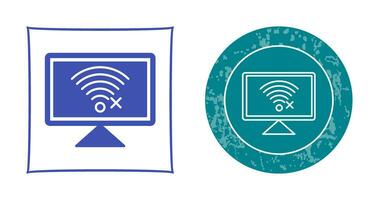 Disconnected Network Vector Icon