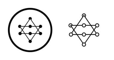 Unique Networks Vector Icon