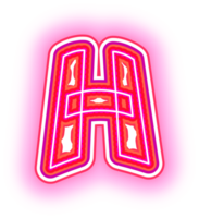 rosa neon brev h png