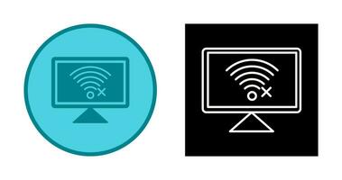 Disconnected Network Vector Icon