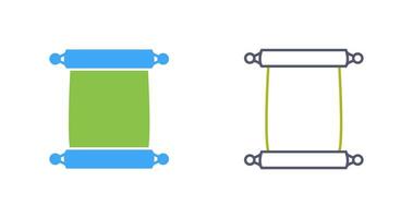 Scroll of Paper Vector Icon