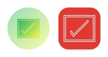 Checkbox Vector Icon