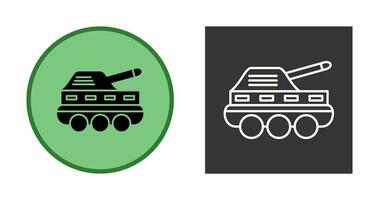 icono de vector de tanque de infantería