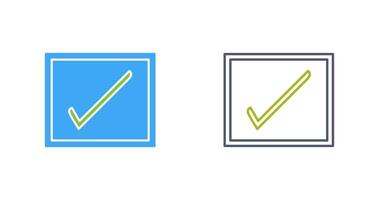 Checkbox Vector Icon