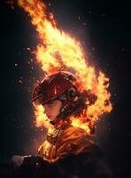 Fire Flar Background photo