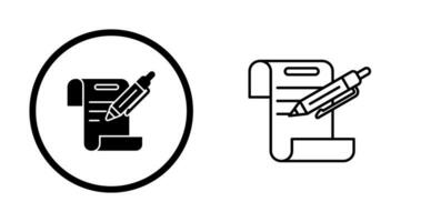 Contract Vector Icon