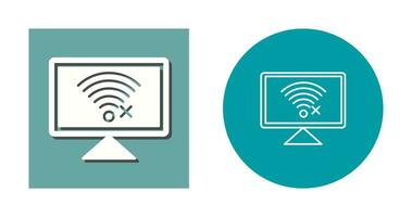 Disconnected Network Vector Icon