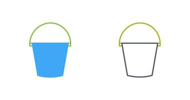 Water Bucket Vector Icon