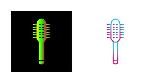 icono de vector de peine