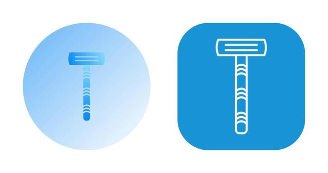 icono de vector de maquinilla de afeitar