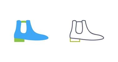 icono de vector de botas de hombre