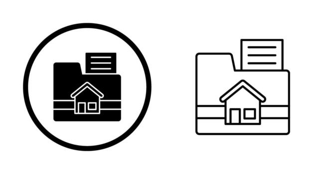 icono de vector de carpeta
