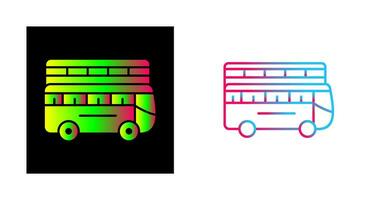 Double Bus Vector Icon