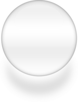 cirkel neumorf transparant glas knop, minimaal knop realistisch schaduw. png