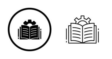 Open Book Vector Icon